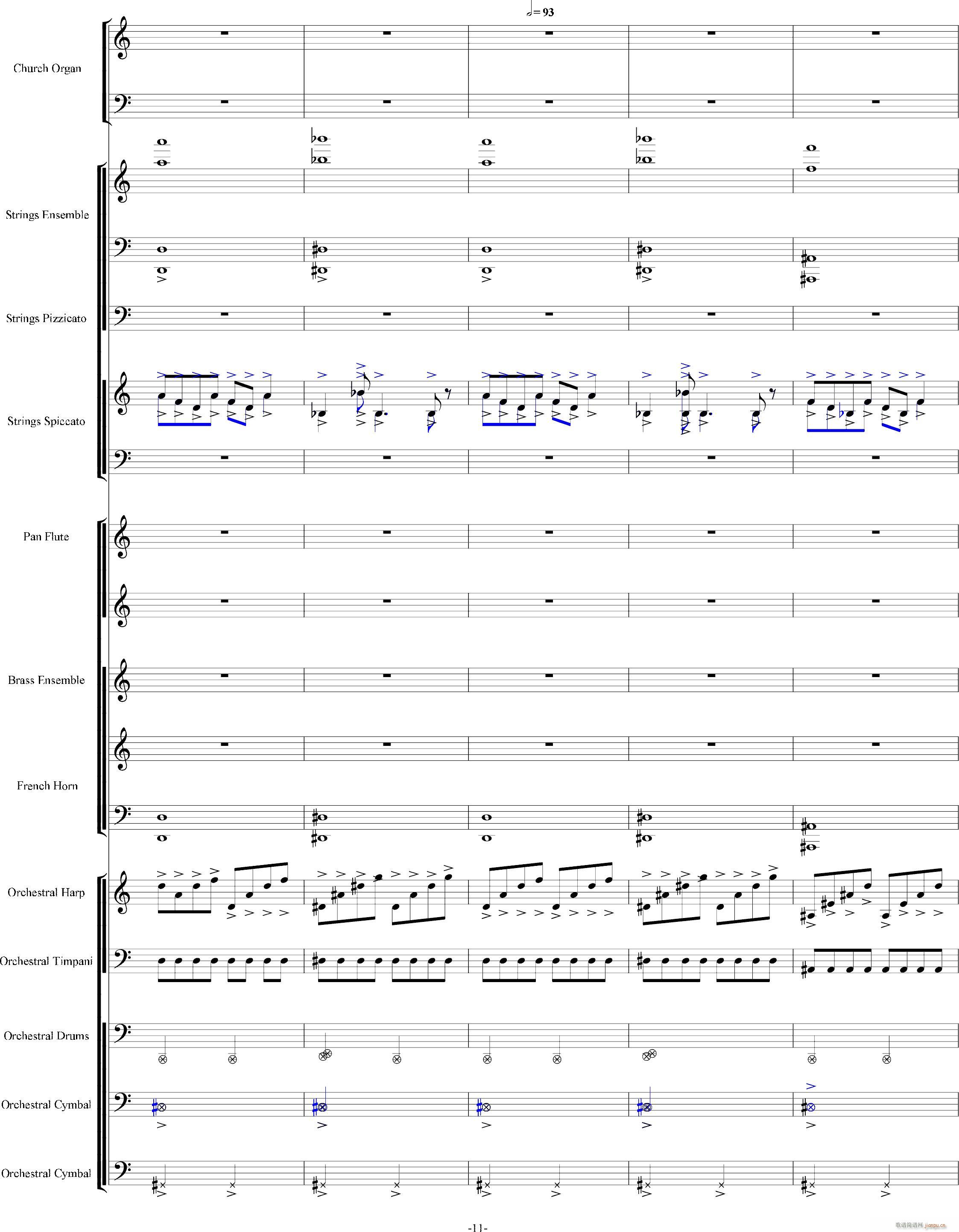 当管弦乐队遇上疯狂爵士鼓手-震撼总谱11