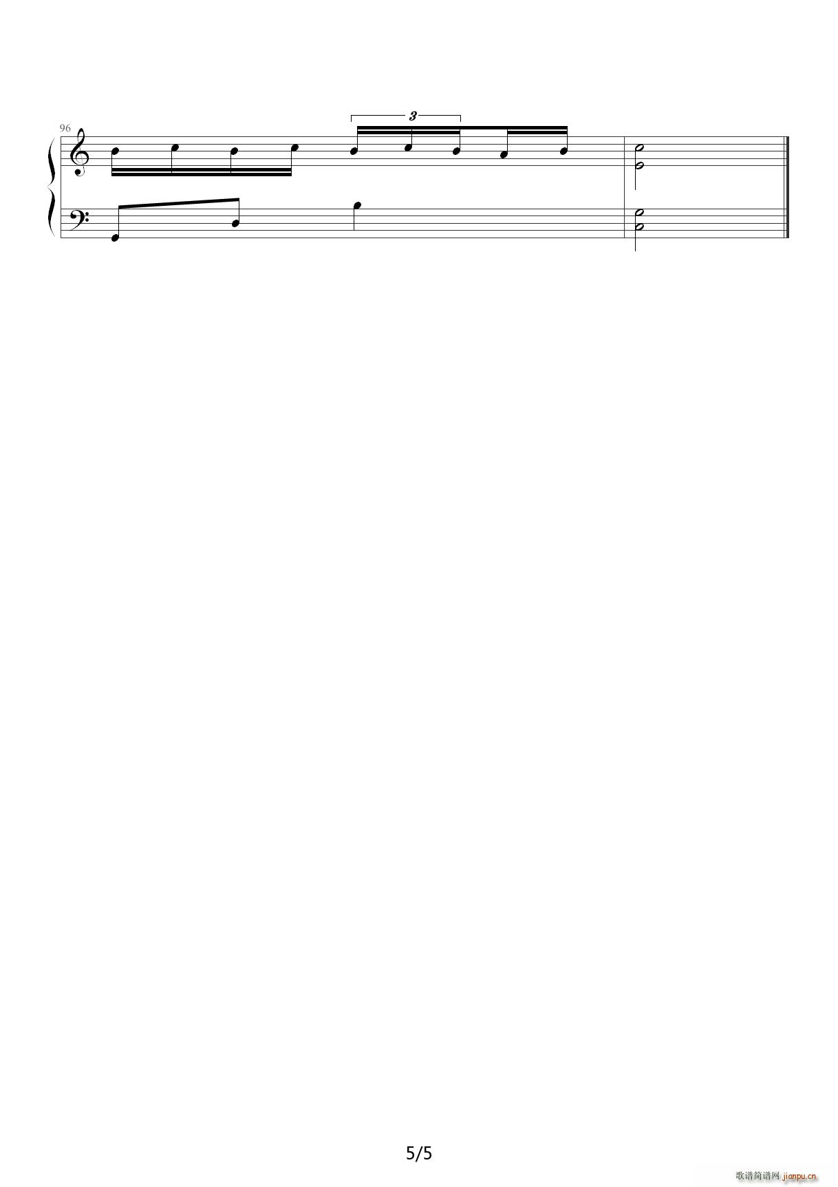 我的卡农变奏曲 C调5