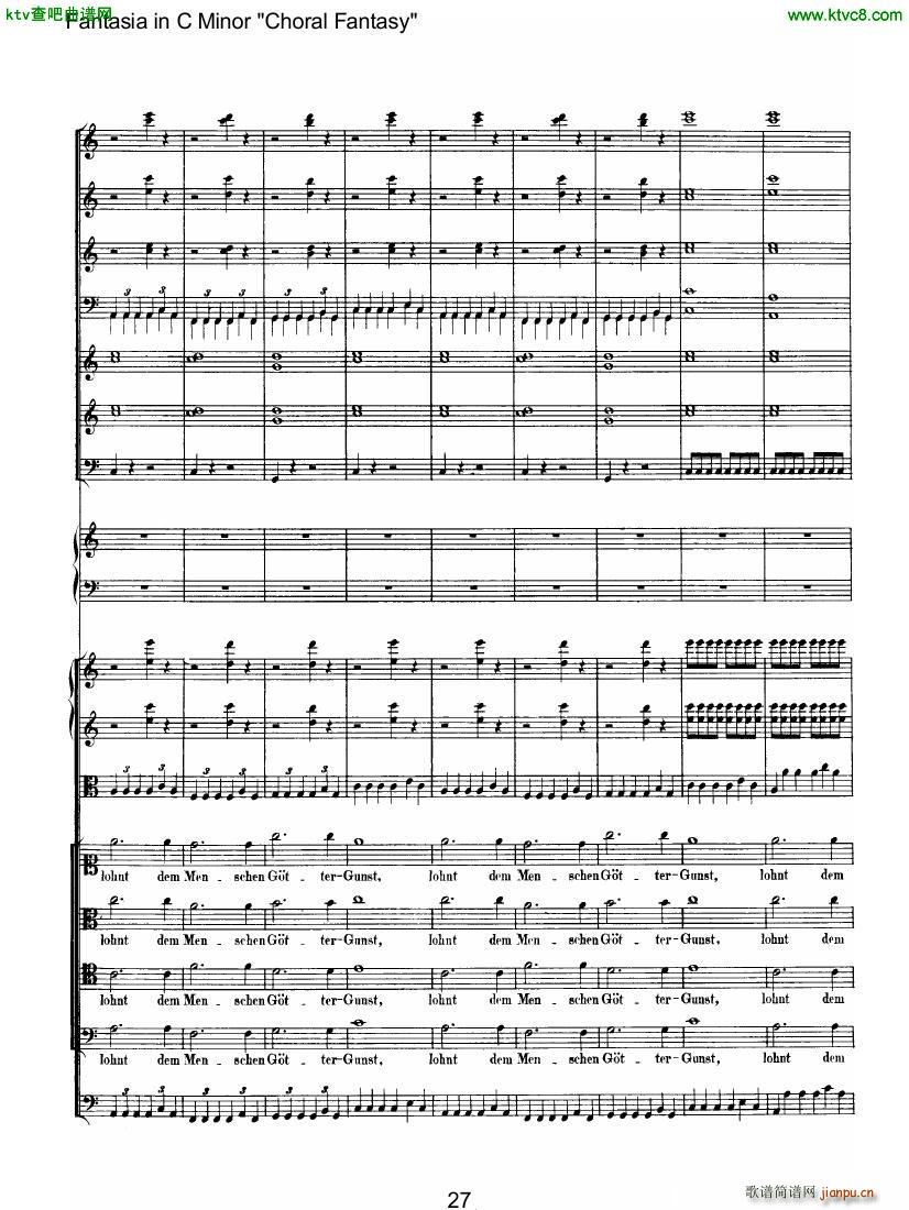 Beethoven op 80 Choral Fantasy 二12