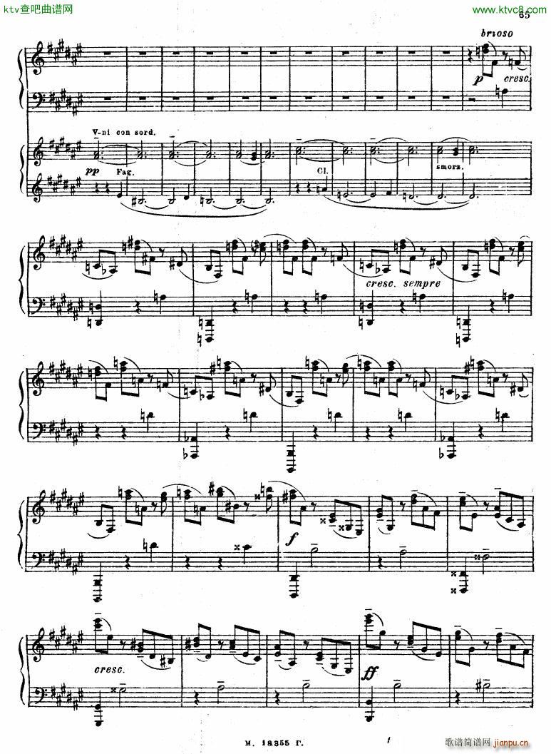 Feinberg op 36 Piano concerto No 2 二3