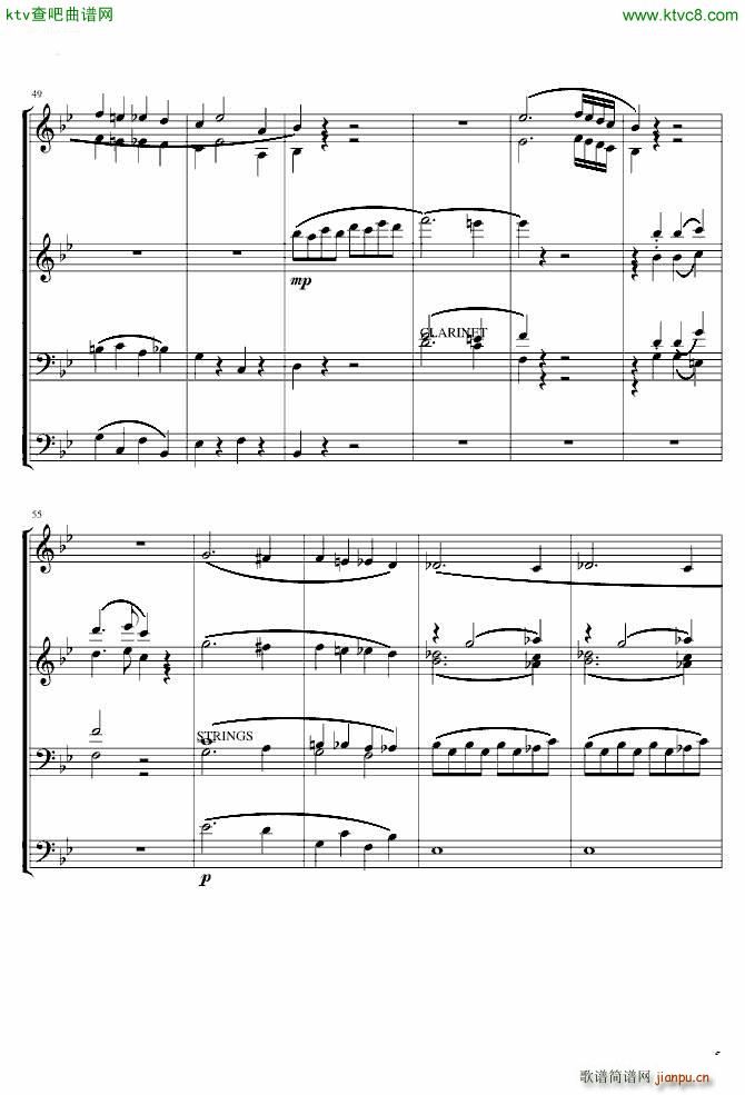 莫扎特g小调第40交响曲第一乐章 电子琴_莫扎特5