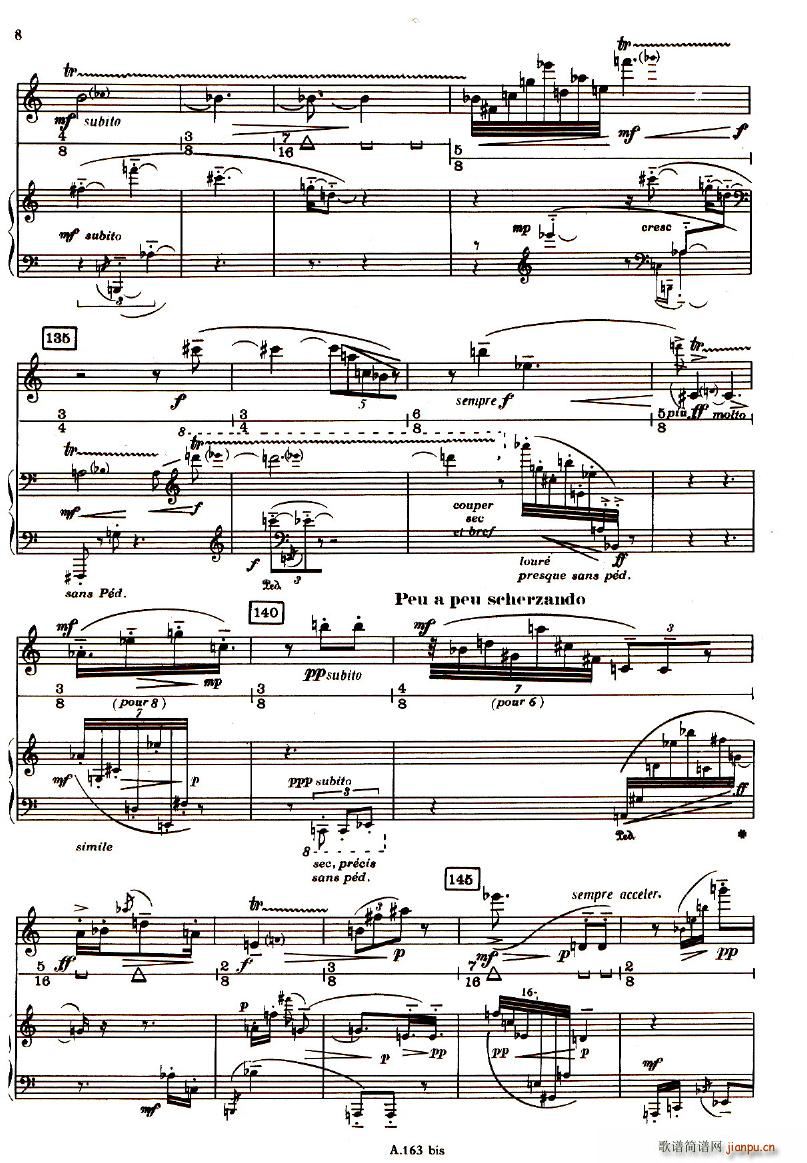 Boulez Sonatine Pour Flute Et Piano8