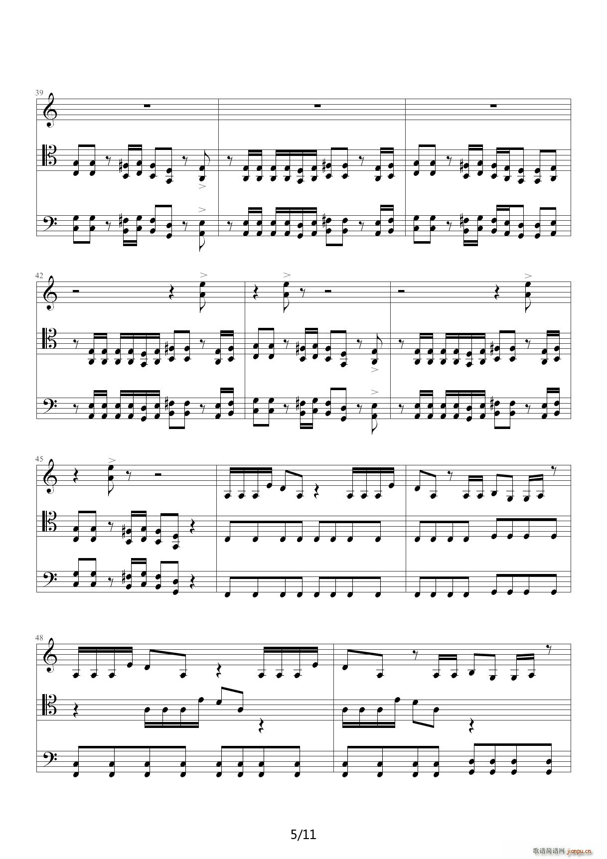 smooth criminal 大提琴版 C调5
