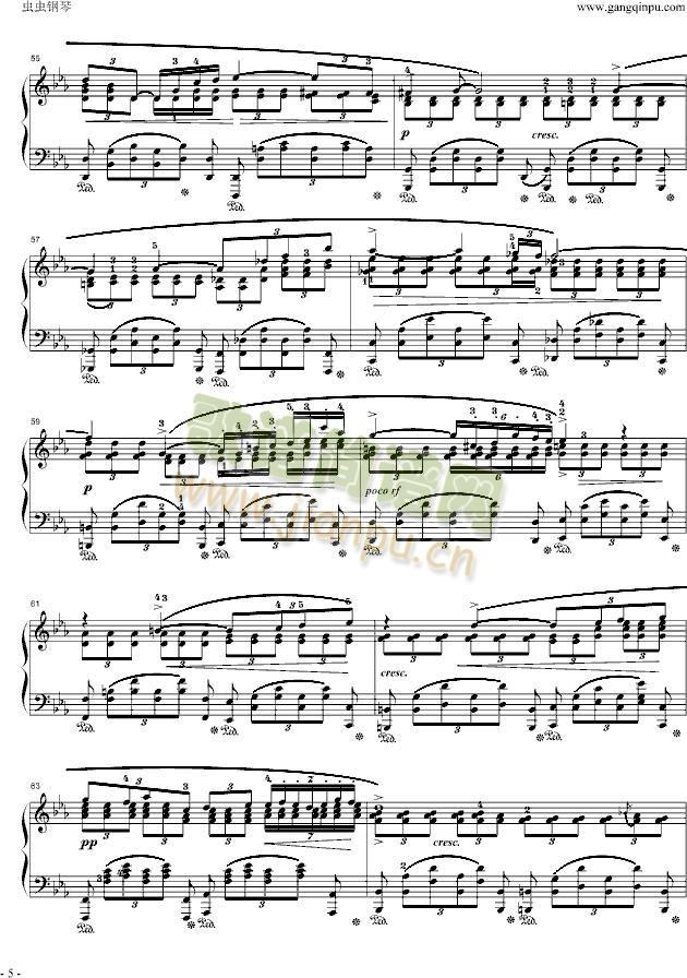 肖邦c小调夜曲 Op.48 No.15