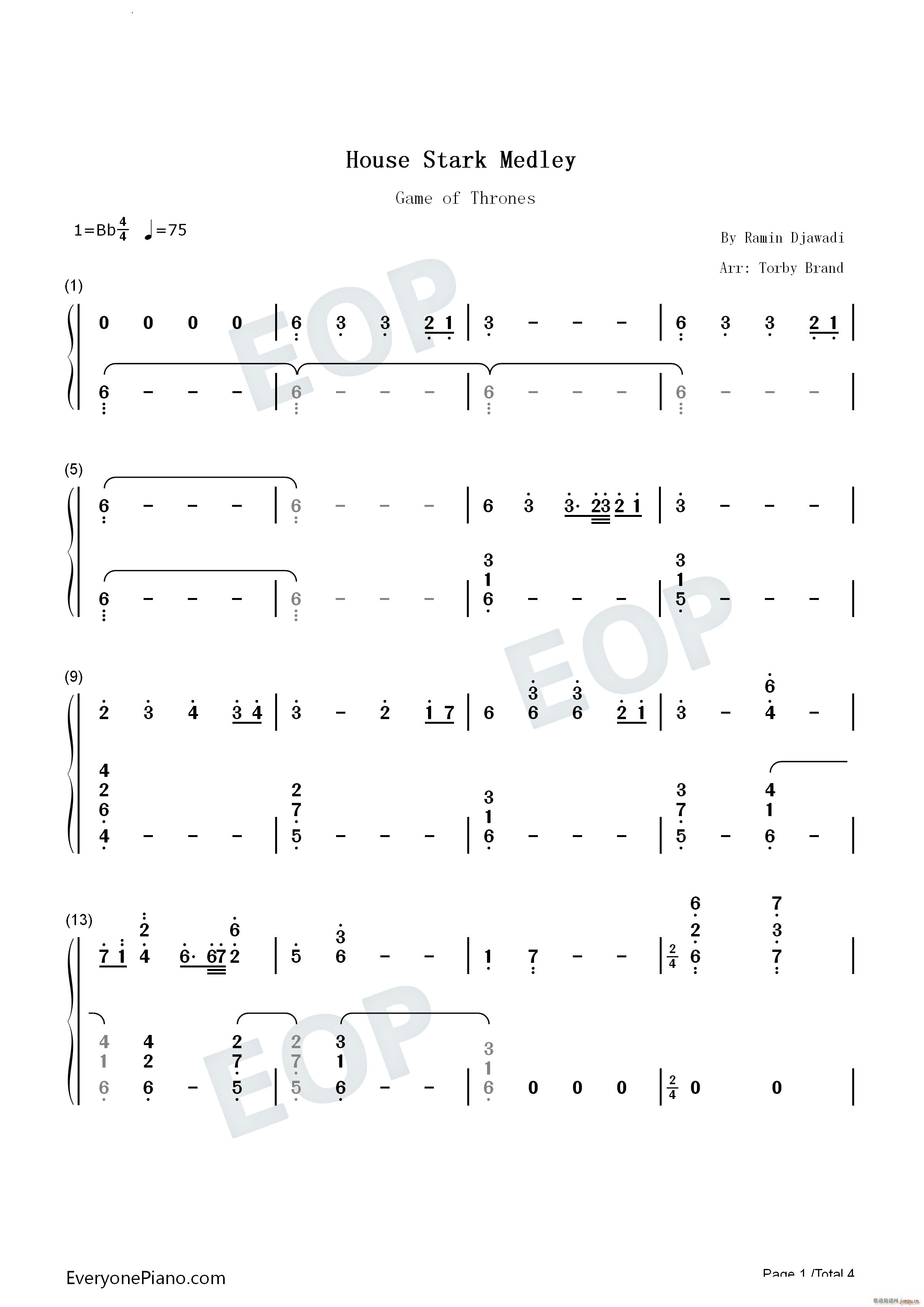 House Stark Medley-权力的游戏_Ramin Djawadi6