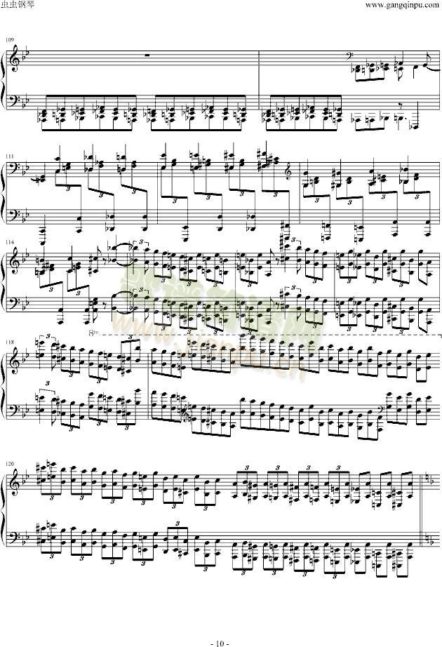 超技练习曲第4首Mazeppa10