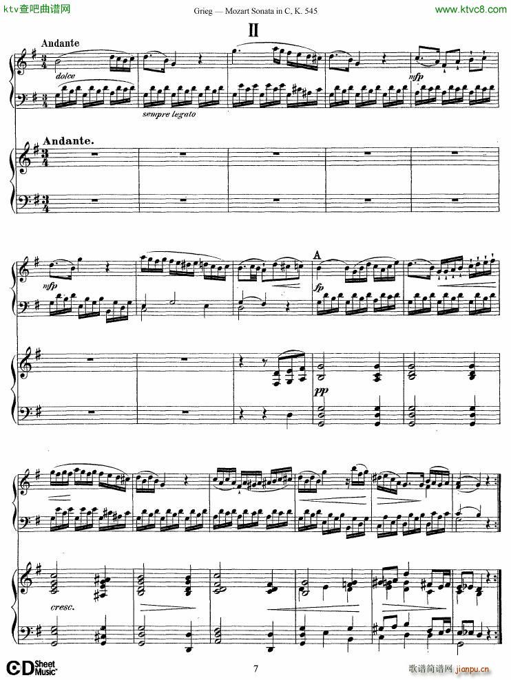 Grieg Mozart sonata KV545 2 pianos2