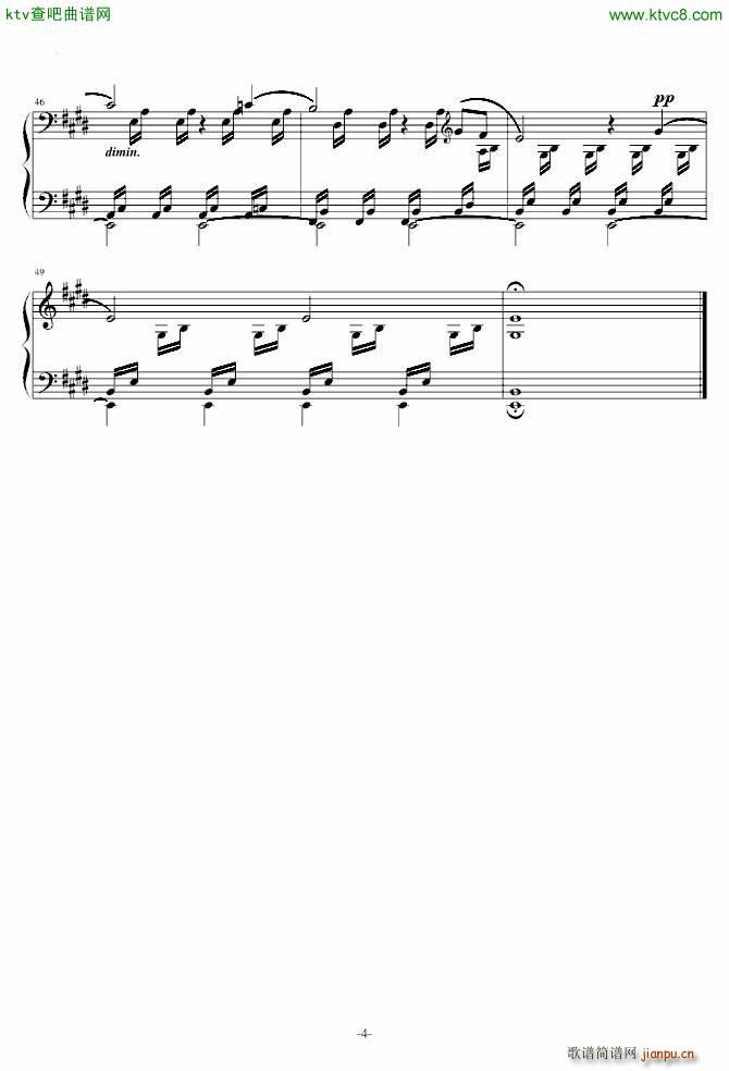 E大调无词歌 Op 19 No 1_门德尔松4