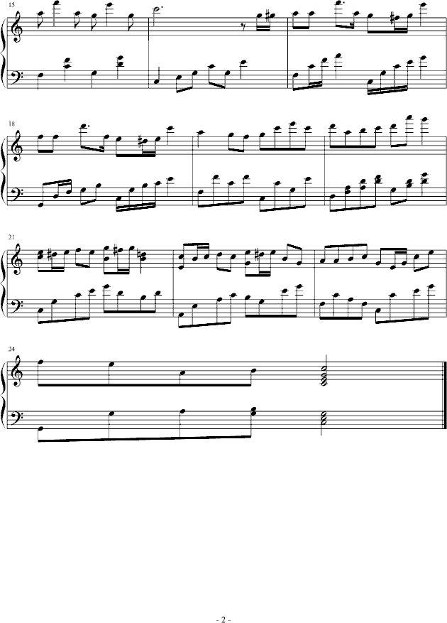 敲代码到深夜的随想-钢琴谱(钢琴曲)-xiaoyi314159262