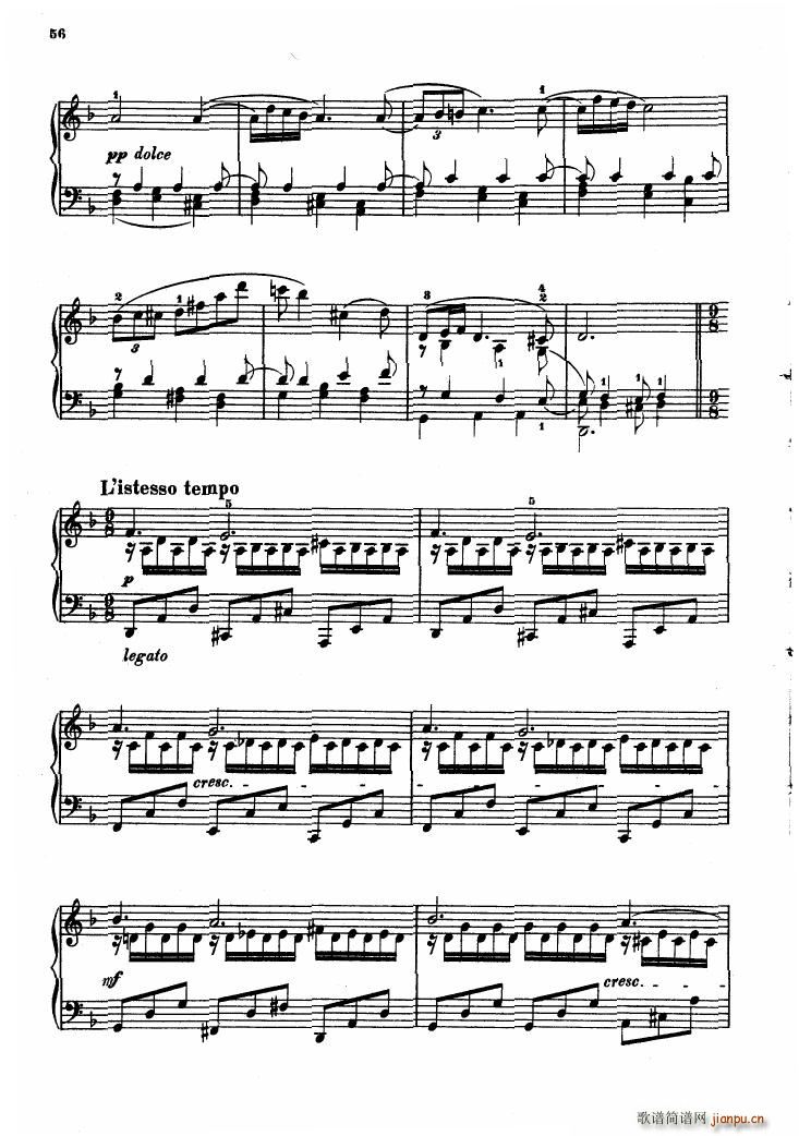Corelli Album für Klavier Reinecke 二15