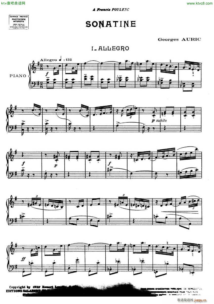 Auric Sonatine1