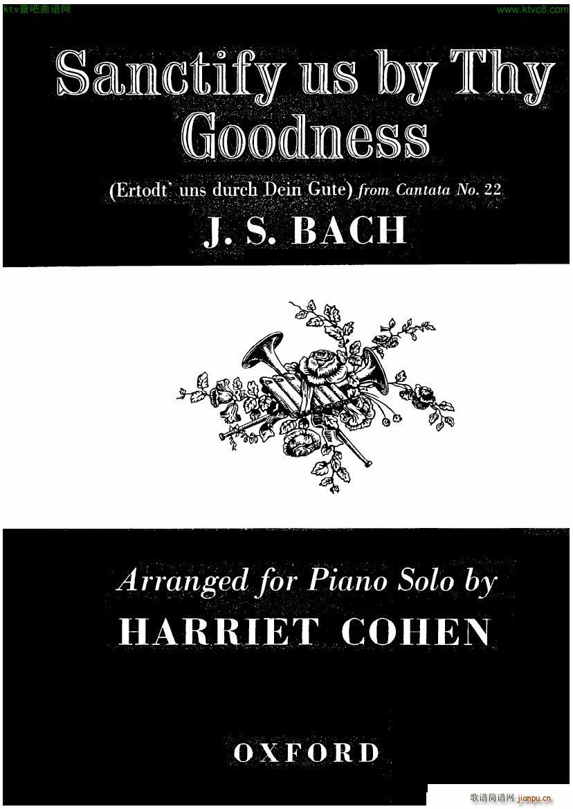 Bach JS BWV 22 Sanctify Us arr Cohen1
