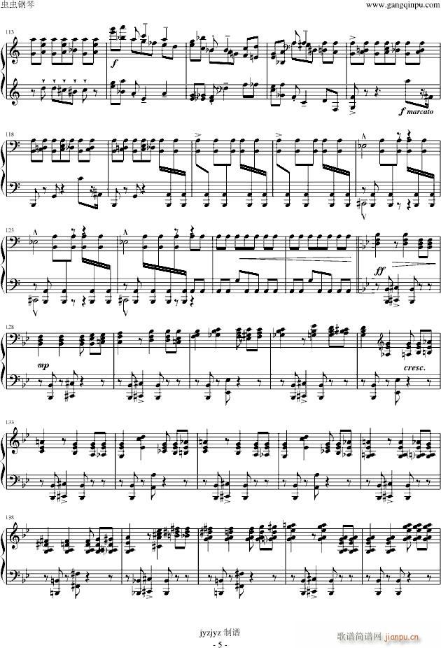 普罗科耶夫第7号钢琴奏鸣曲第3乐章_普罗科非耶夫5