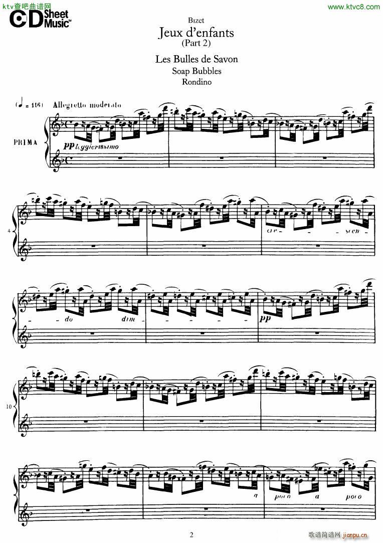 Bizet Jeaux d Enfants Part II3