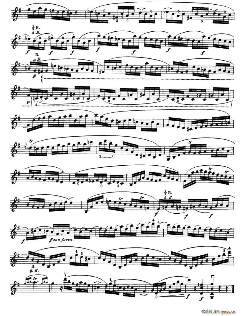 24首小提琴练习曲之32