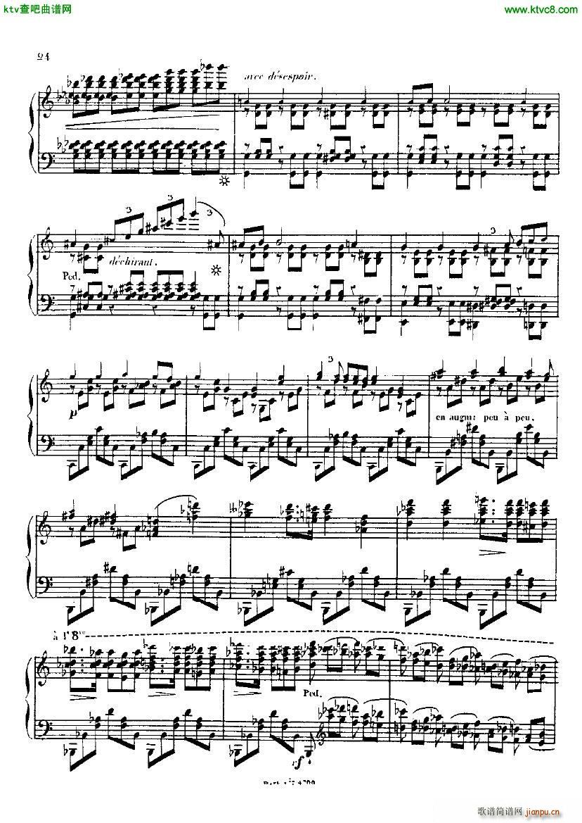 Alkan op 33 Grande Sonata part 124