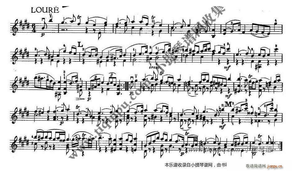 巴赫六首小提琴无伴奏奏鸣曲及组曲10064