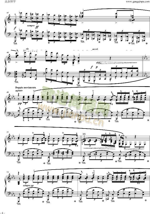 肖邦c小调夜曲 Op.48 No.14