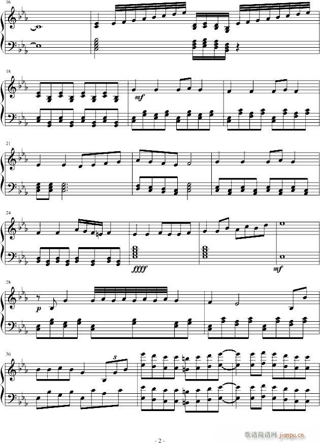 bE大调钢琴曲_423abc2