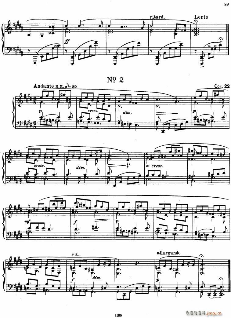 Beach Op 22 4 Preludes2