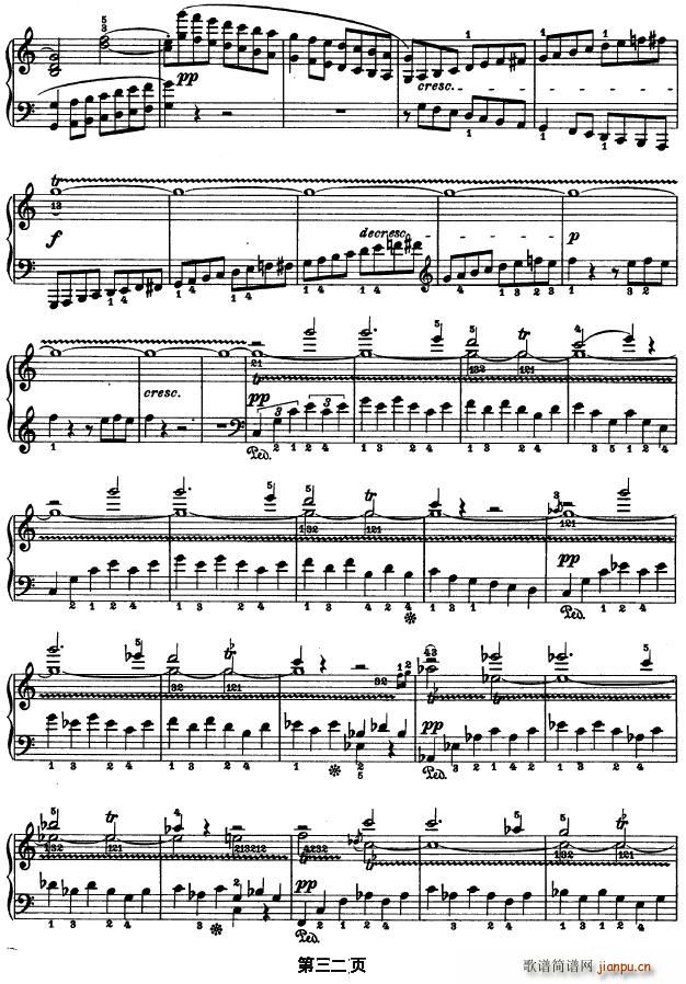 SONATE OP.53（第二十一钢琴奏鸣曲）32