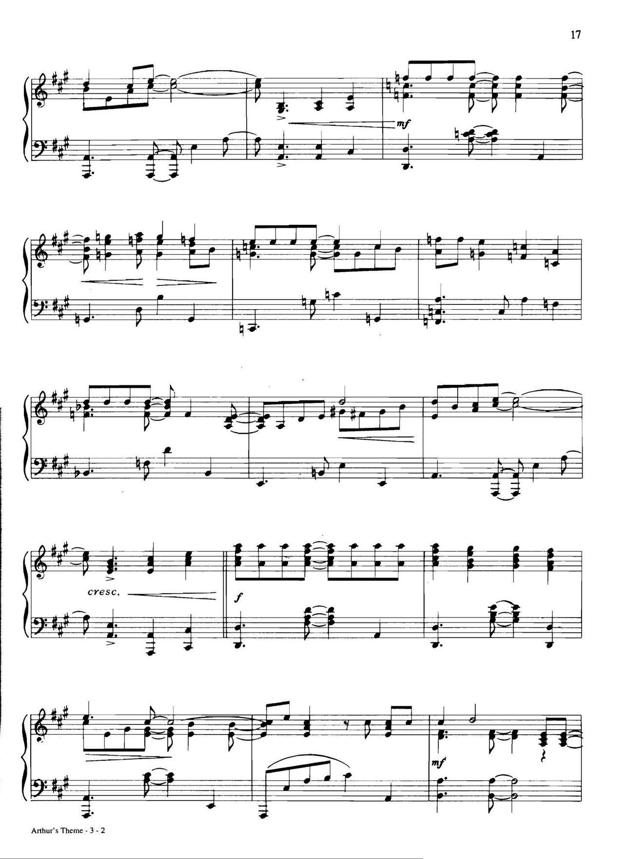 arthur s theme(Dan Coates 流行情调 集)2