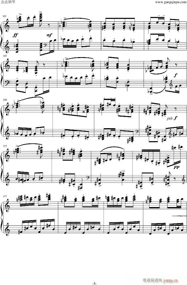 利戈顿舞曲（选自《库普兰之墓》）_拉威尔-Ravel5