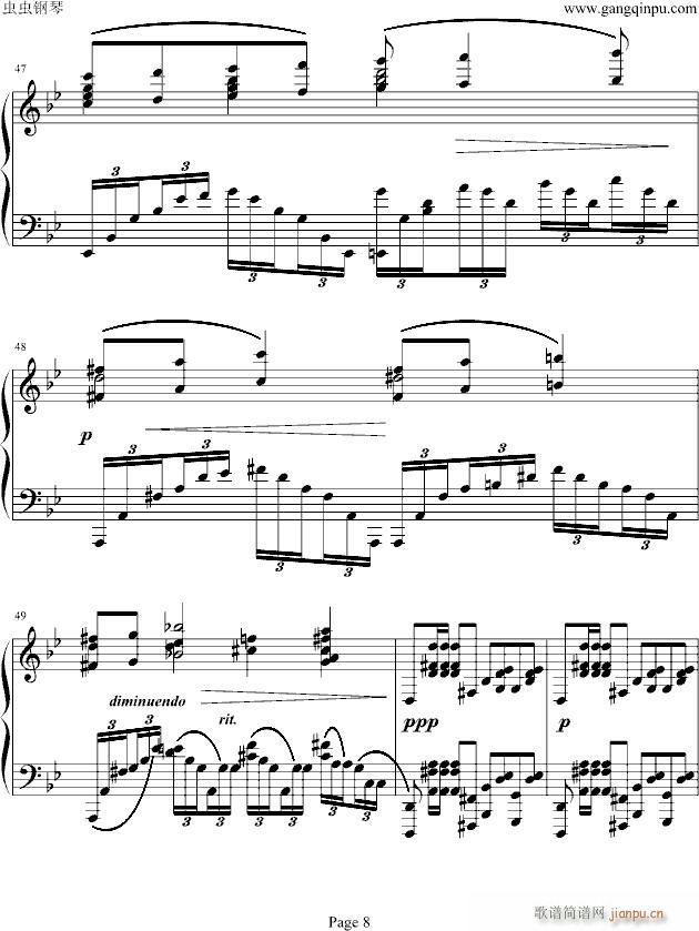 Rachmaninoff G小调前奏曲.op.23 No.5_拉赫马尼若夫8