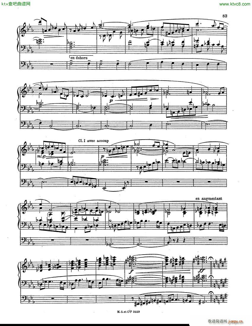 Guillaume Eugene Choral et Fugue in g min organ4