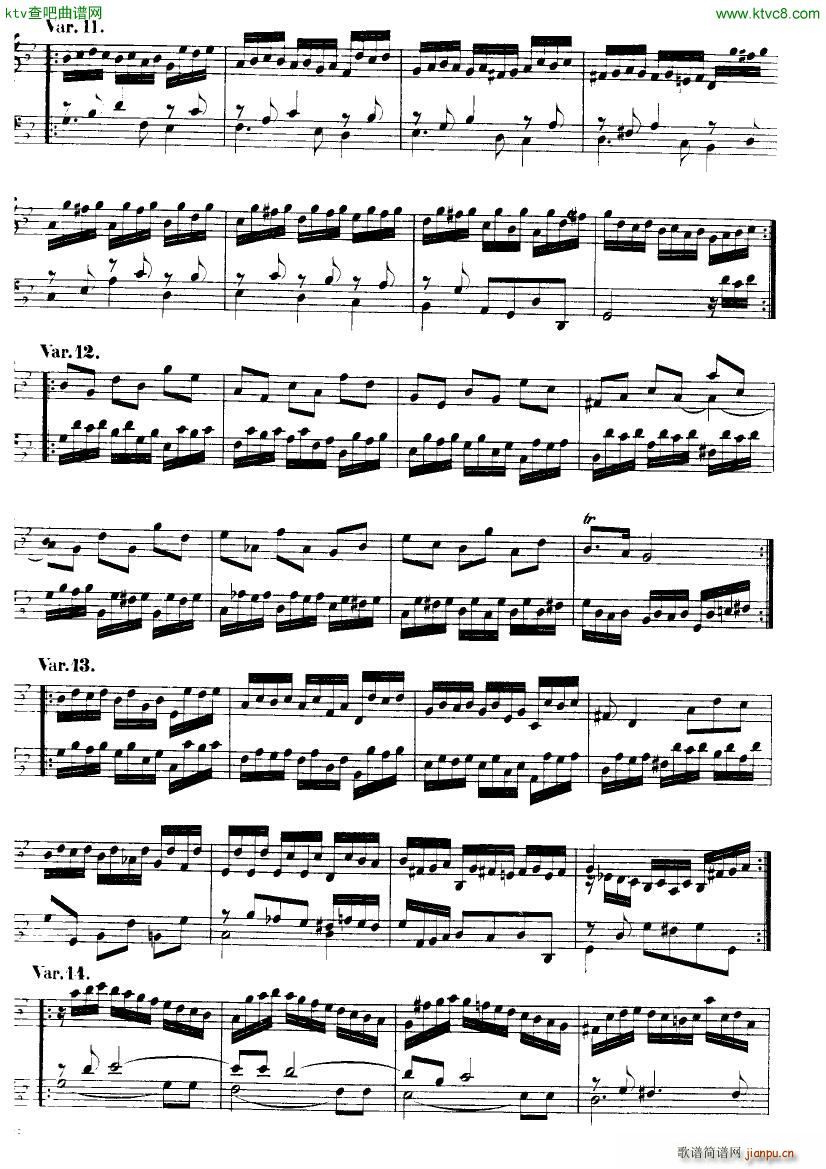 Handel Chaconne in G major G2294