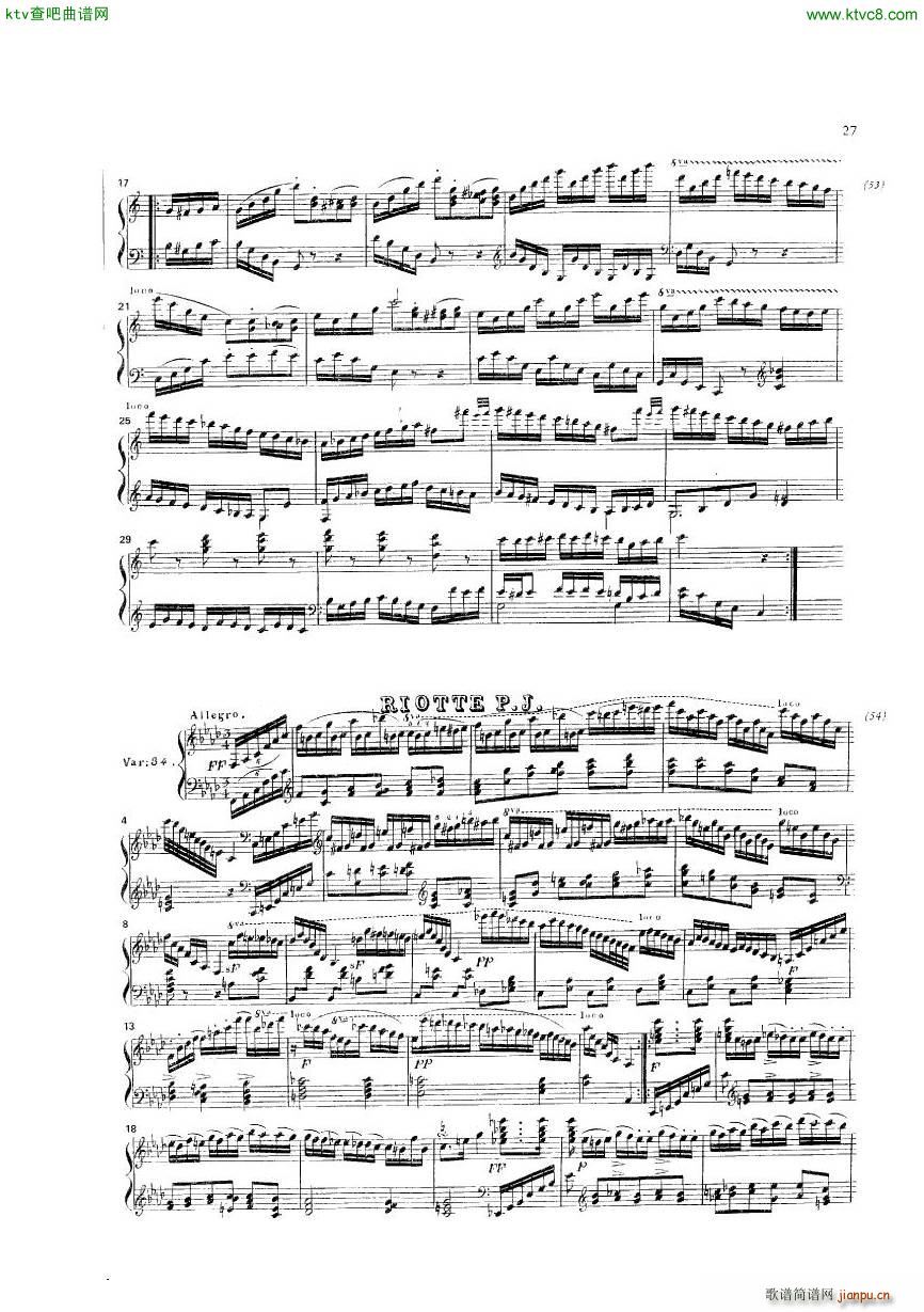 Diabelli Variationen33