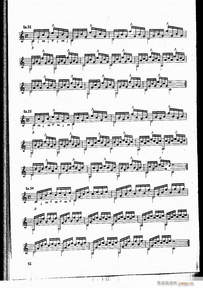 古典吉他演奏教程 目录 前言 1-6059