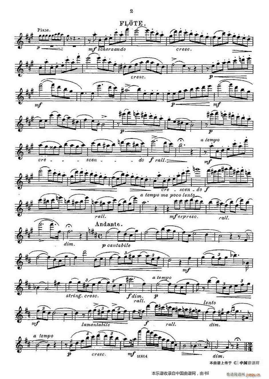 Opern-Transcriptionen Op 45-4 长笛谱2