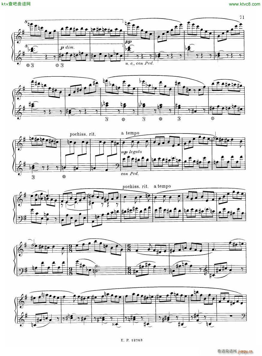 Russian Soviet Piano Music Album of 20th century 二16