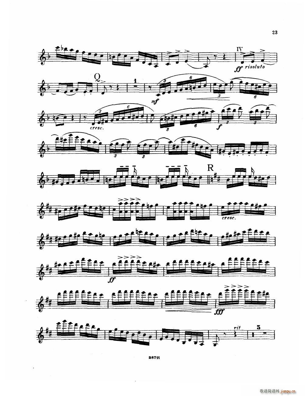 Bowen Suite for violin and piano violin part23