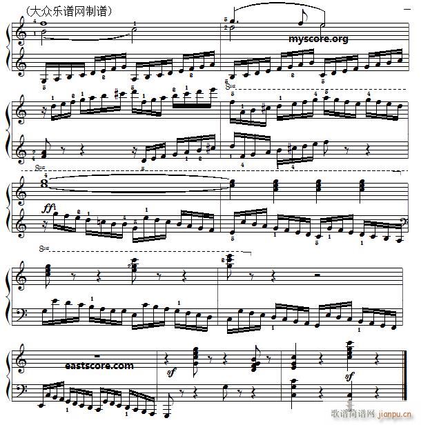 车尔尼《 钢琴快速练习曲》（Czerny 299）第2首 及练习提示2