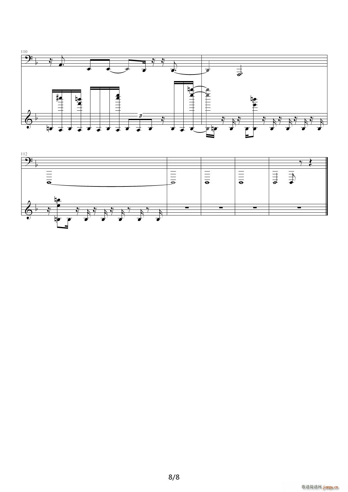 Blue In Green（爵士版） F调8