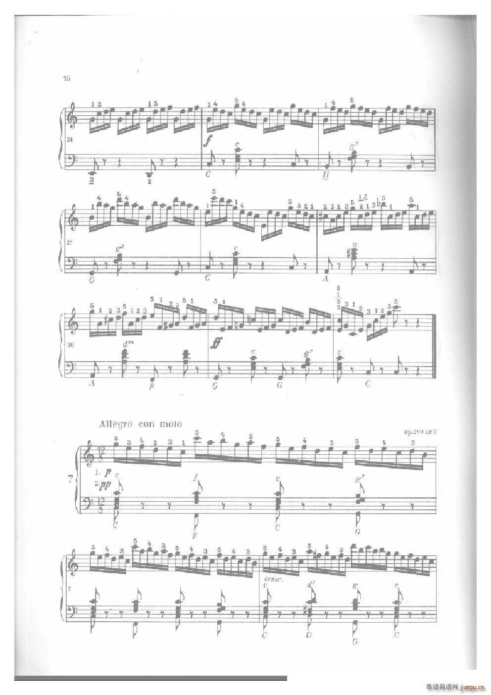车尔尼手风琴练习曲集(Ⅱ)15