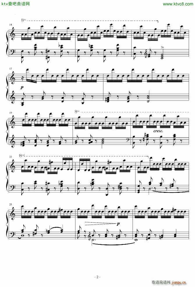 C大调练习曲 车尔尼Op740 No7_车尔尼 Czerny2