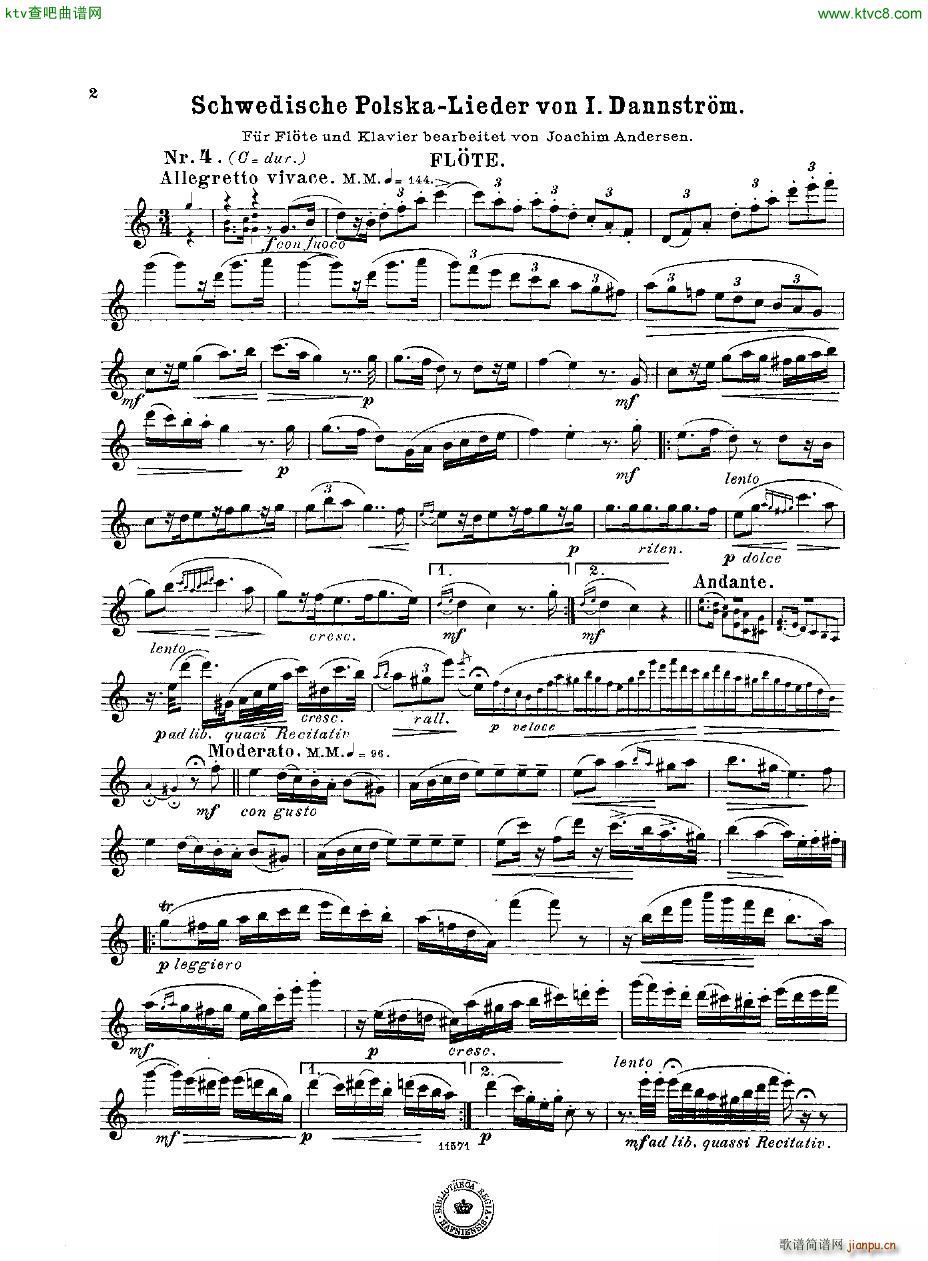 Andersen op 50 Schwedische Polska Lieder24
