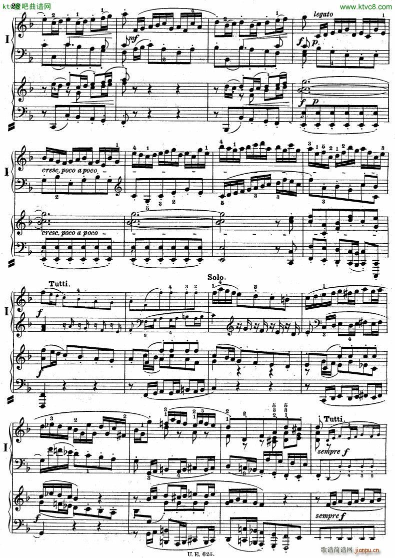 Bach JS BWV 1052 Keyboard Concerto in d ed R ntgen29