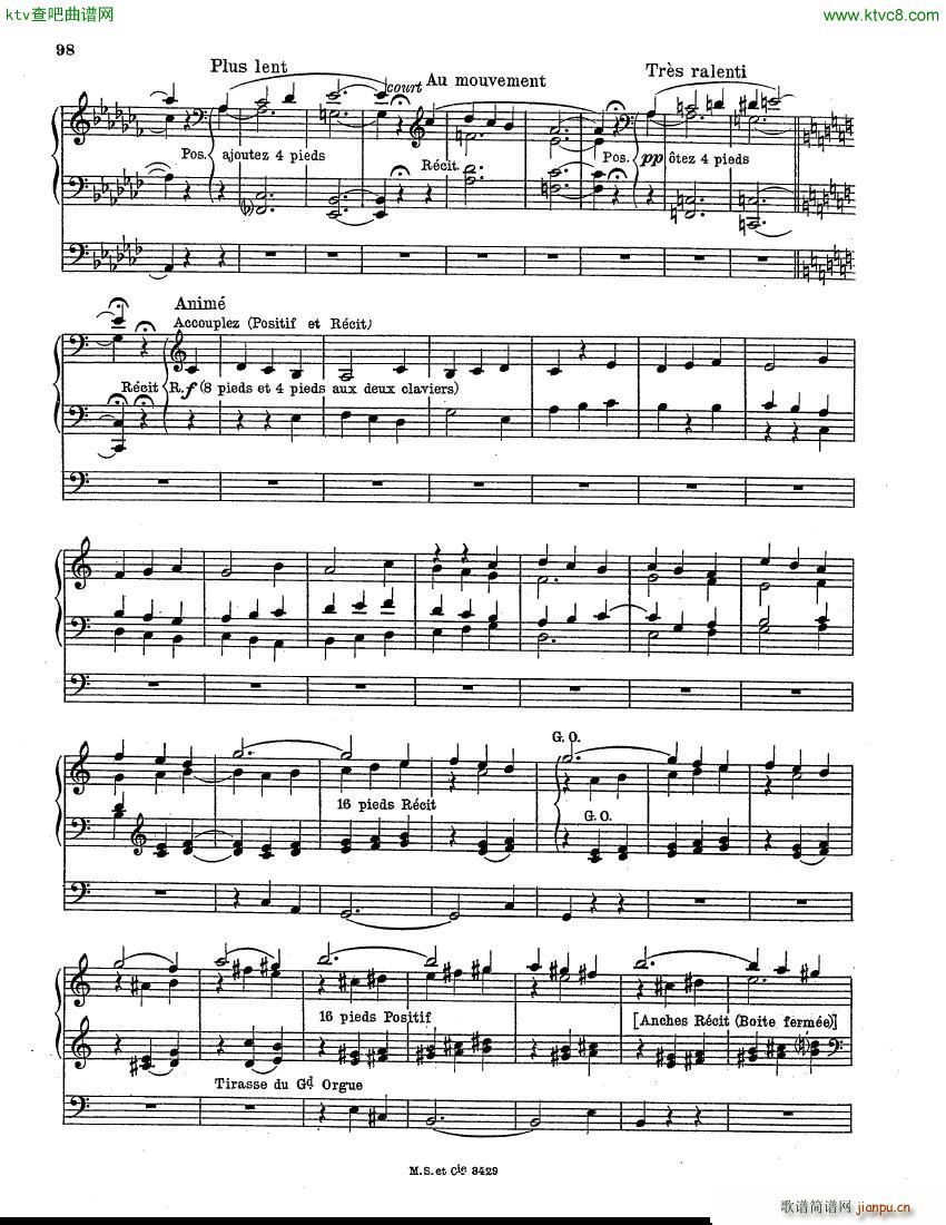 Guiraud Georges Offertoire Pascal organ6