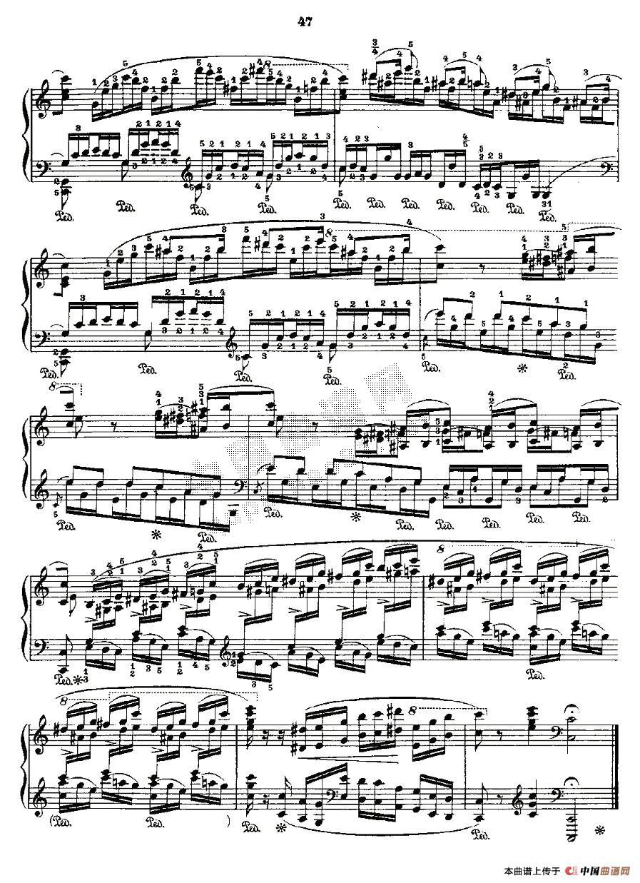 肖邦《练习曲》Fr.Chopin Op.10 No5-25
