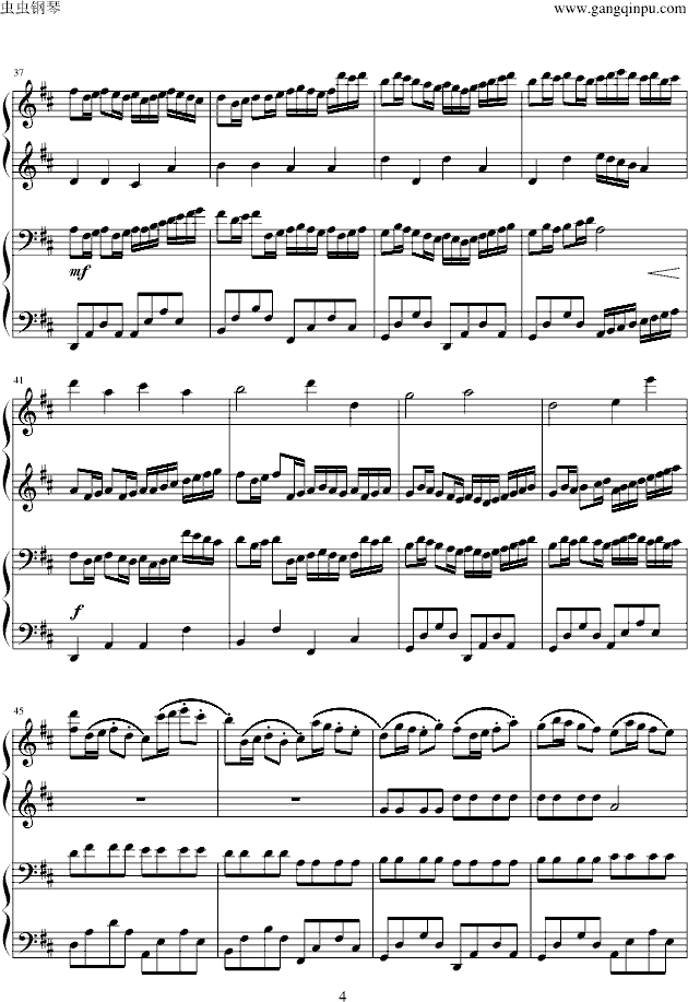 /-钢琴谱(钢琴曲)-帕赫贝尔-Pachelbel4