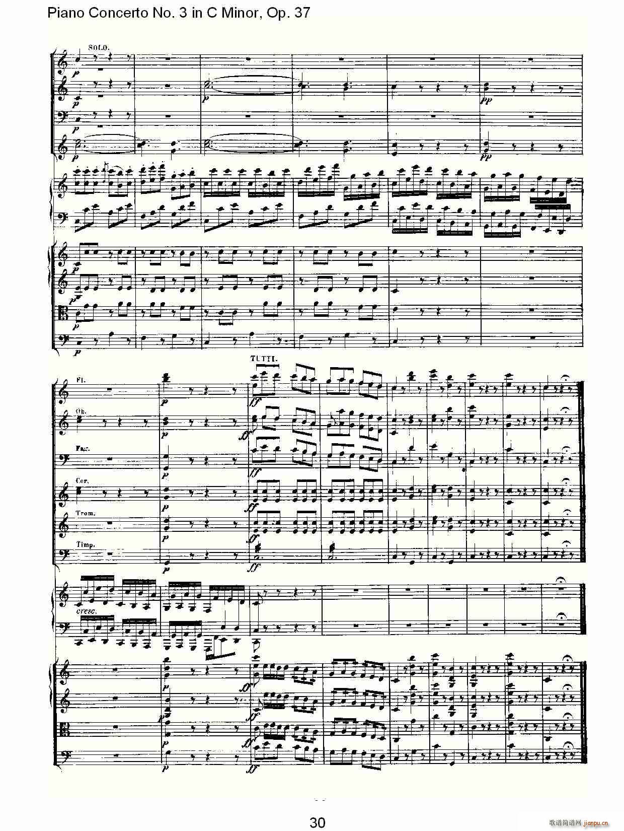 C小调钢琴第三协奏曲 Op.37  第三乐章29