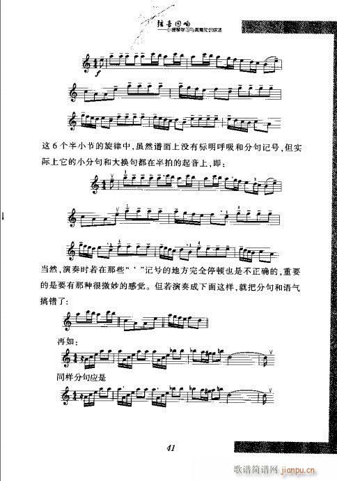 弦音回响  小提琴学习与演奏知识综述41-601