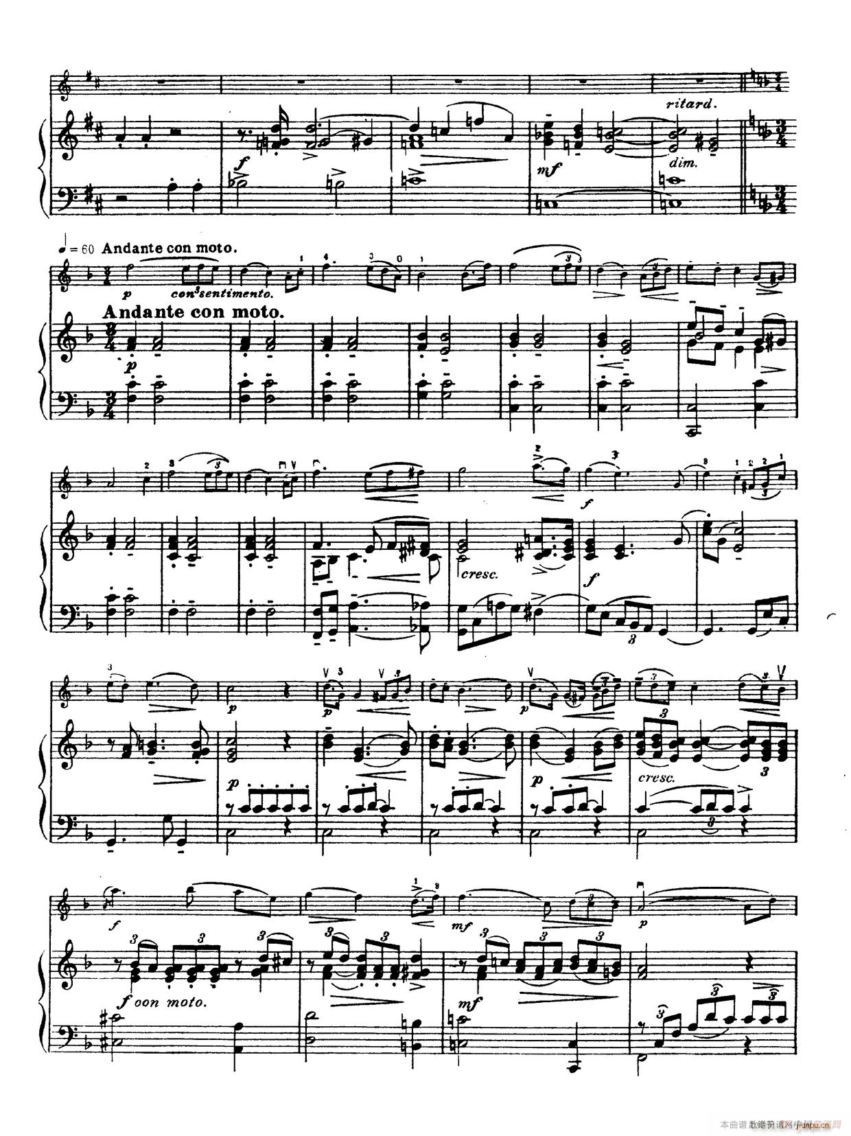 D大调学生协奏曲（塞茨作品第15号）6