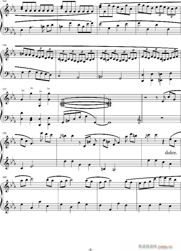 C小调第一钢琴奏鸣曲第三乐章（Ver 2011.6）_舍勒七世8