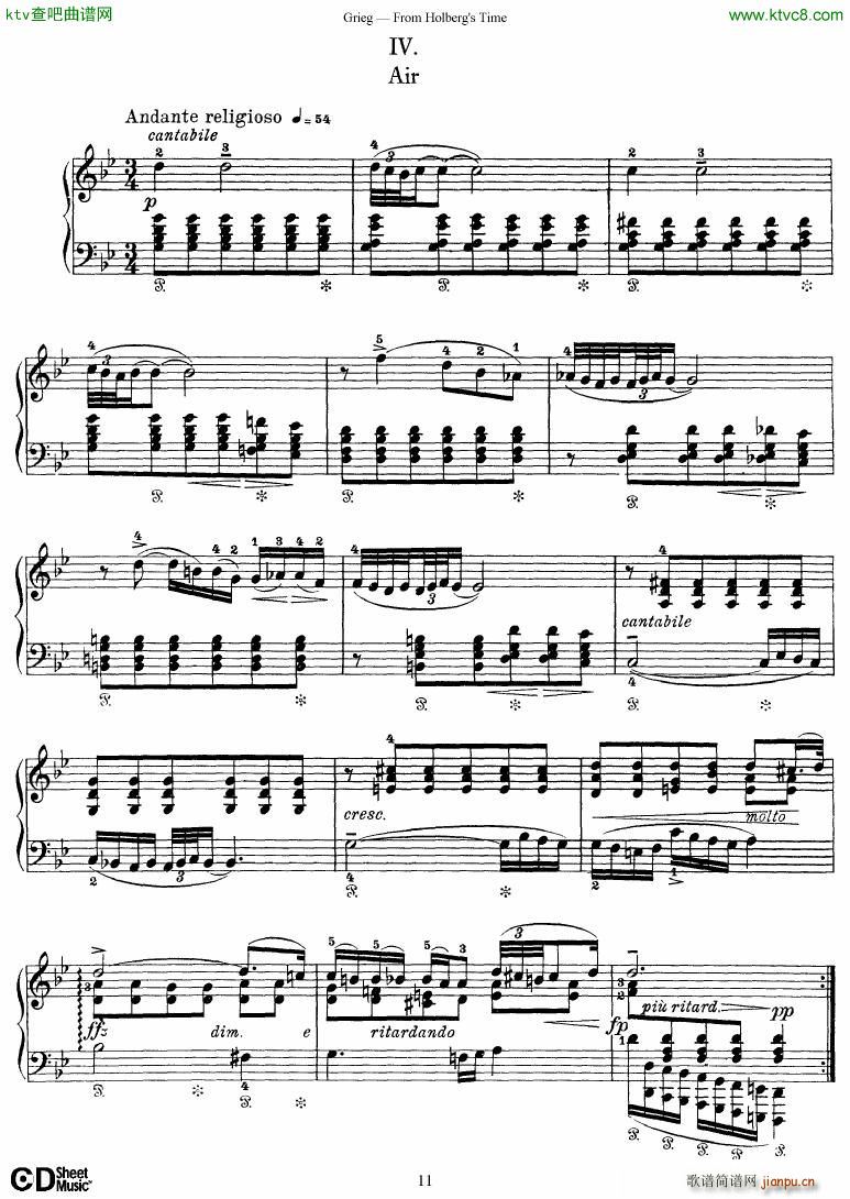 Grieg From Holberg s Time 1 511