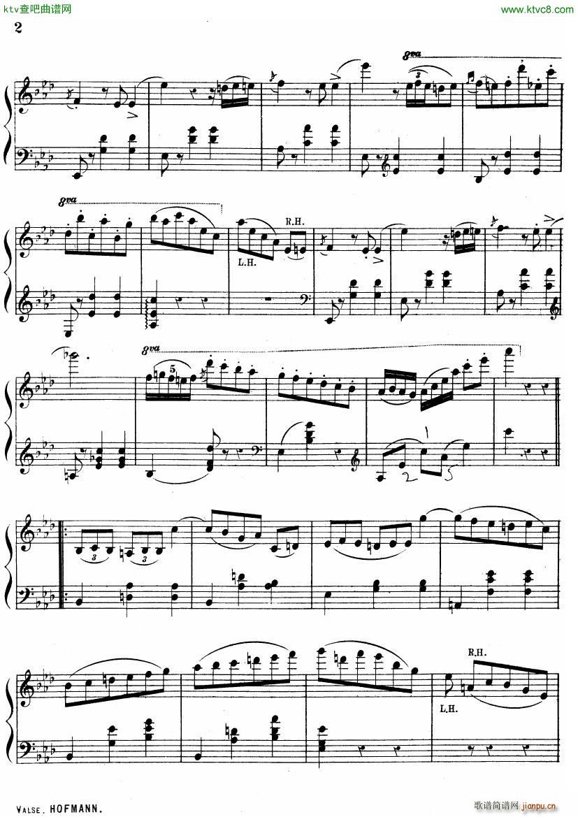 Hofmann Valse in Ab2